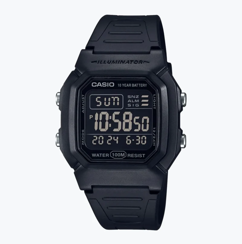 Casio Reloj Digital Deportivo - W-800H-1BV