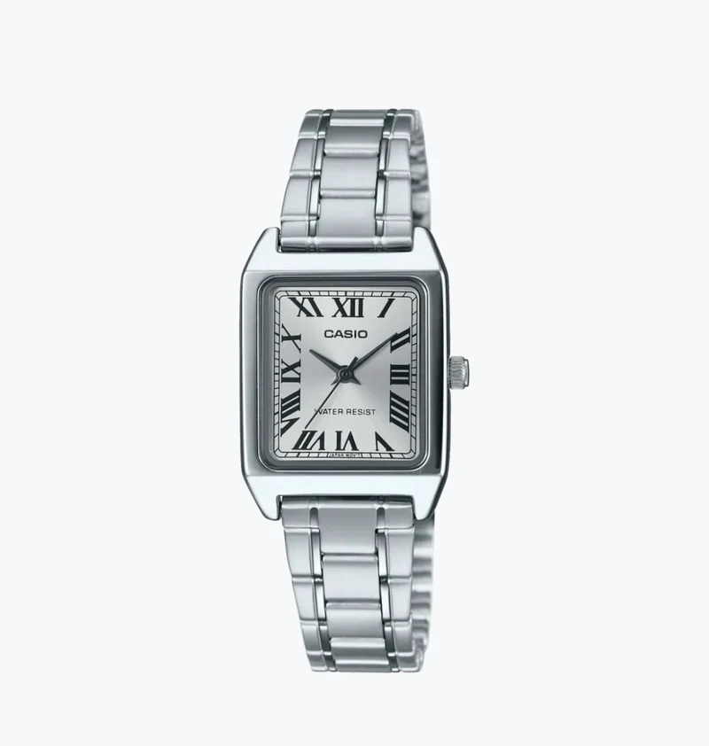 Casio Reloj para Mujer Clásico Plateado - LTP-V007D-7B