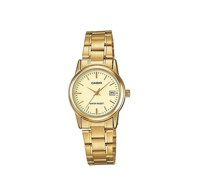 Casio Reloj para Mujer Clásico Dorado - LTP-V002G-9A