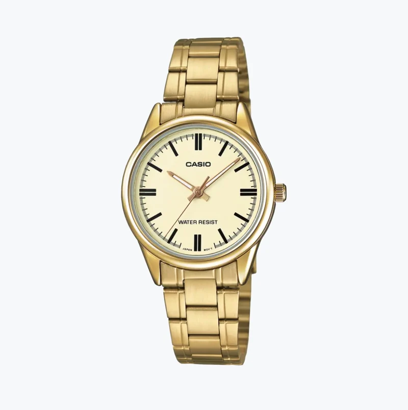 Casio Reloj para Mujer Clásico Dorado - LTP-V005G-9A