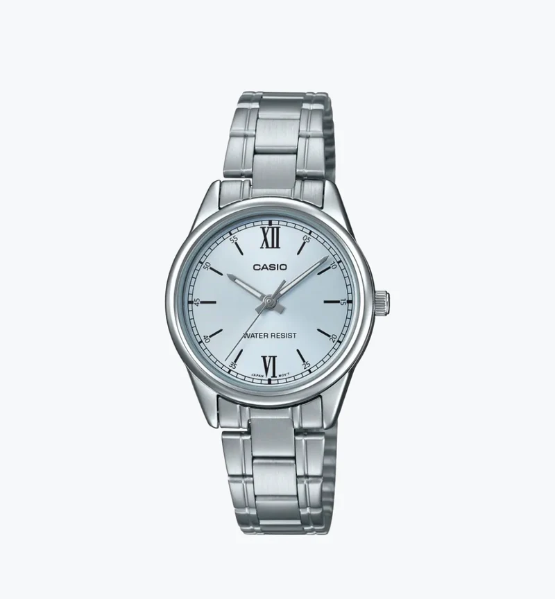 Casio Reloj para Mujer Clásico con Esfera Celeste - LTP-V005D-2B3
