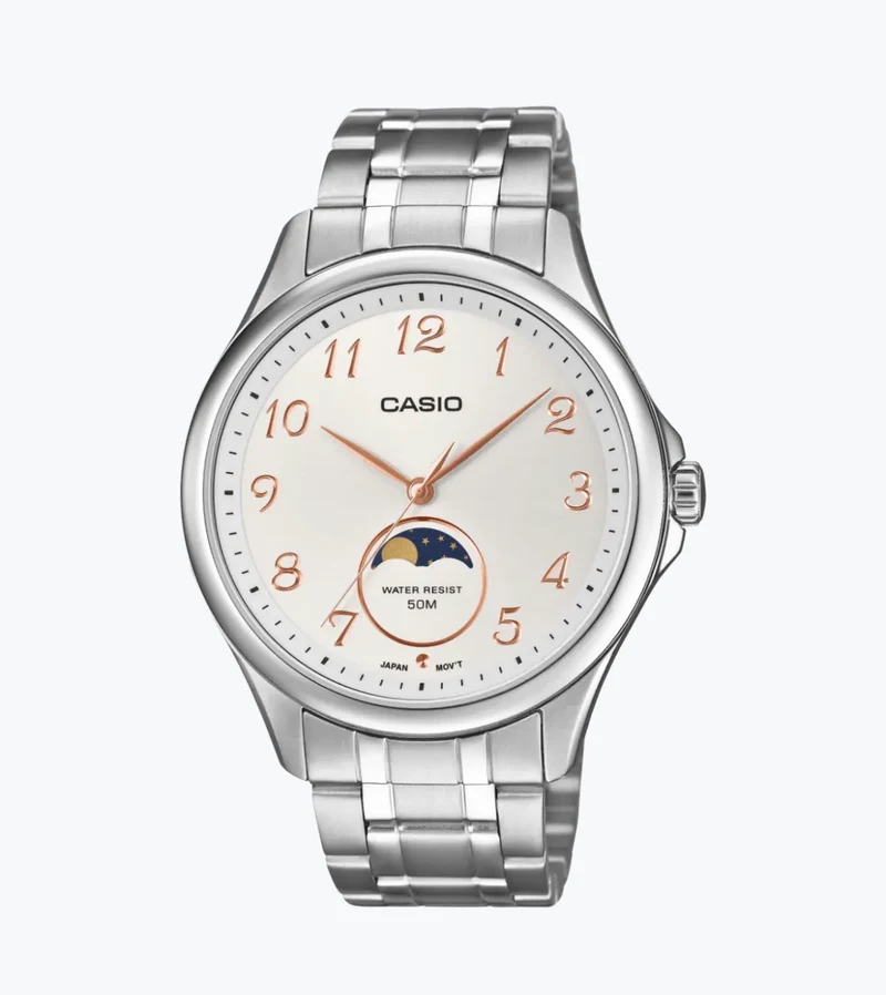 Casio Reloj para Hombre Clásico con Fase Lunar — MTP-M110D-7AV