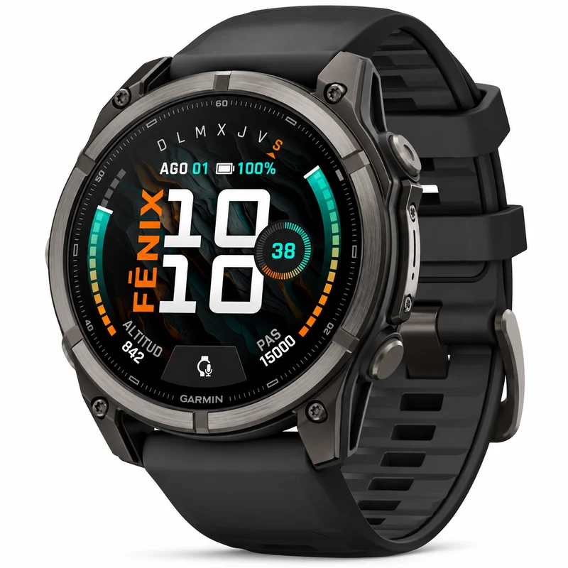Reloj Garmin Fénix 9 Titanio DLC 010-04762-11