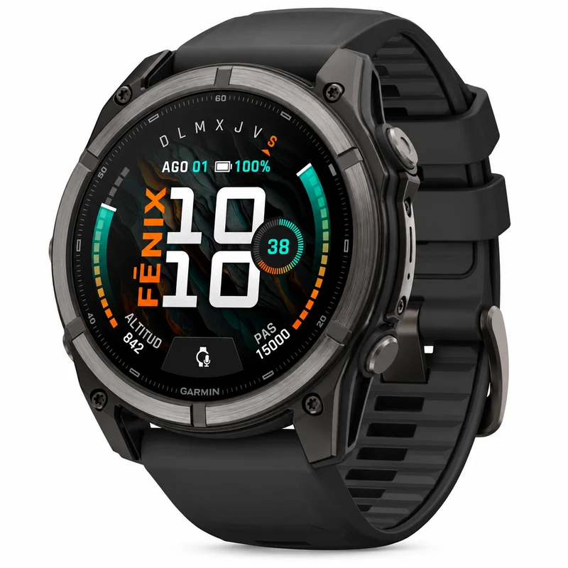 Reloj Garmin Fēnix 9 51mm Titanio DLC 010-04763-11