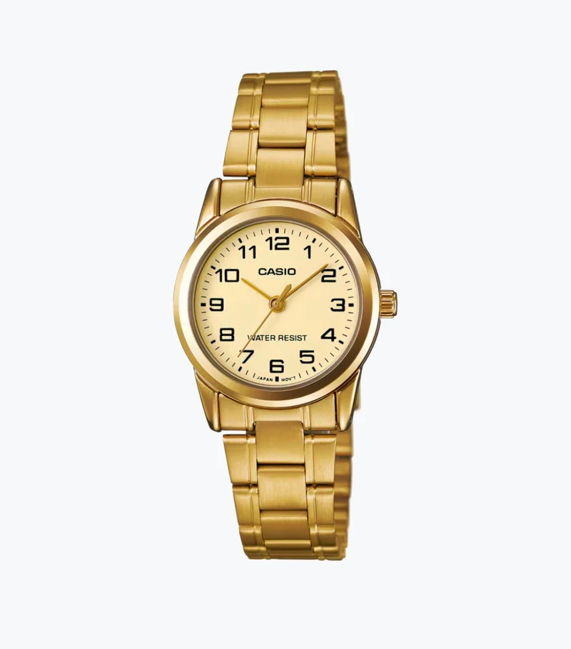 Casio Reloj para Mujer Clásico Dorado - LTP-V001G-9B
