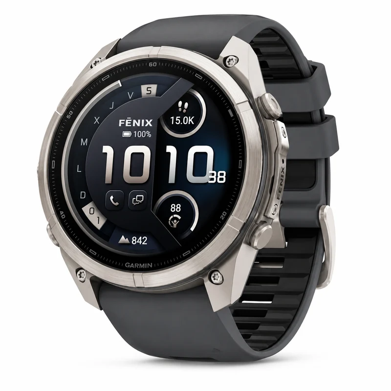 Reloj Garmin Fēnix® 9 Pro inReach® 51mm Titanio correa gris 010-04337-21