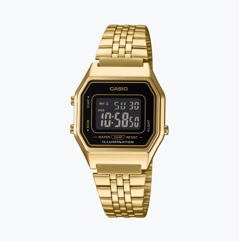 Casio Reloj Vintage Unisex Digital Dorado - LA680WGA-1B