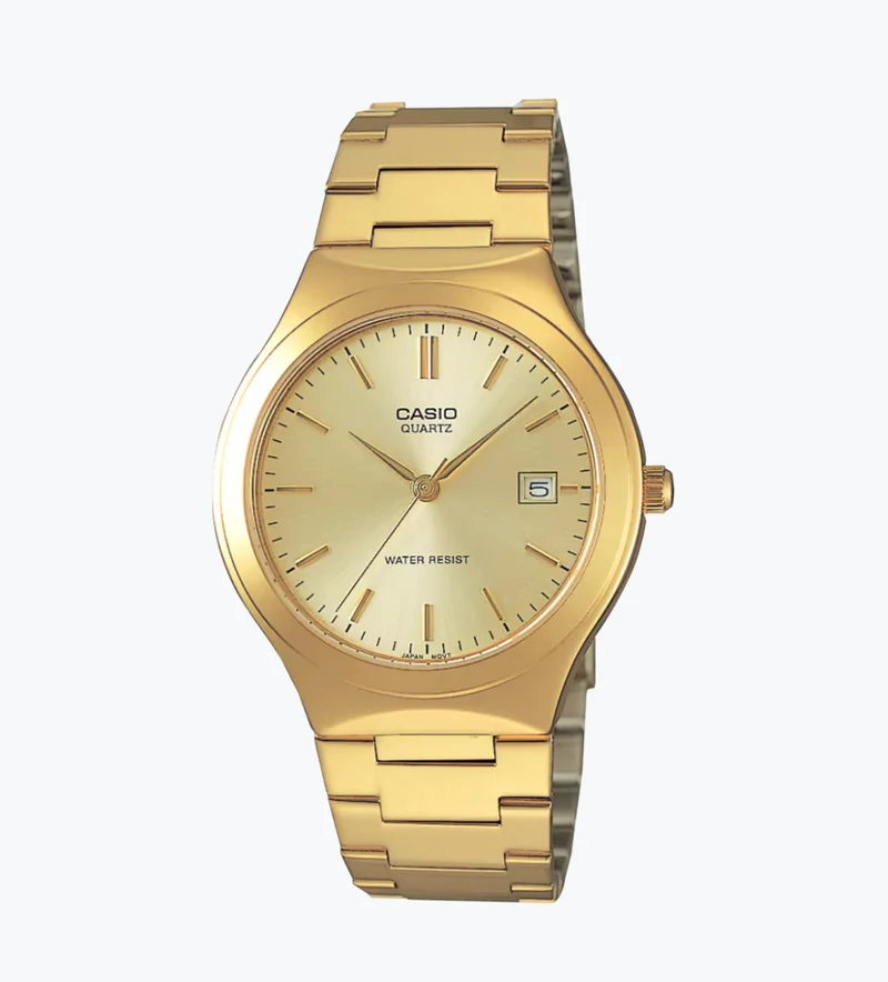 Casio Reloj para Hombre Dorado con Calendario - MTP-1170N-9AR