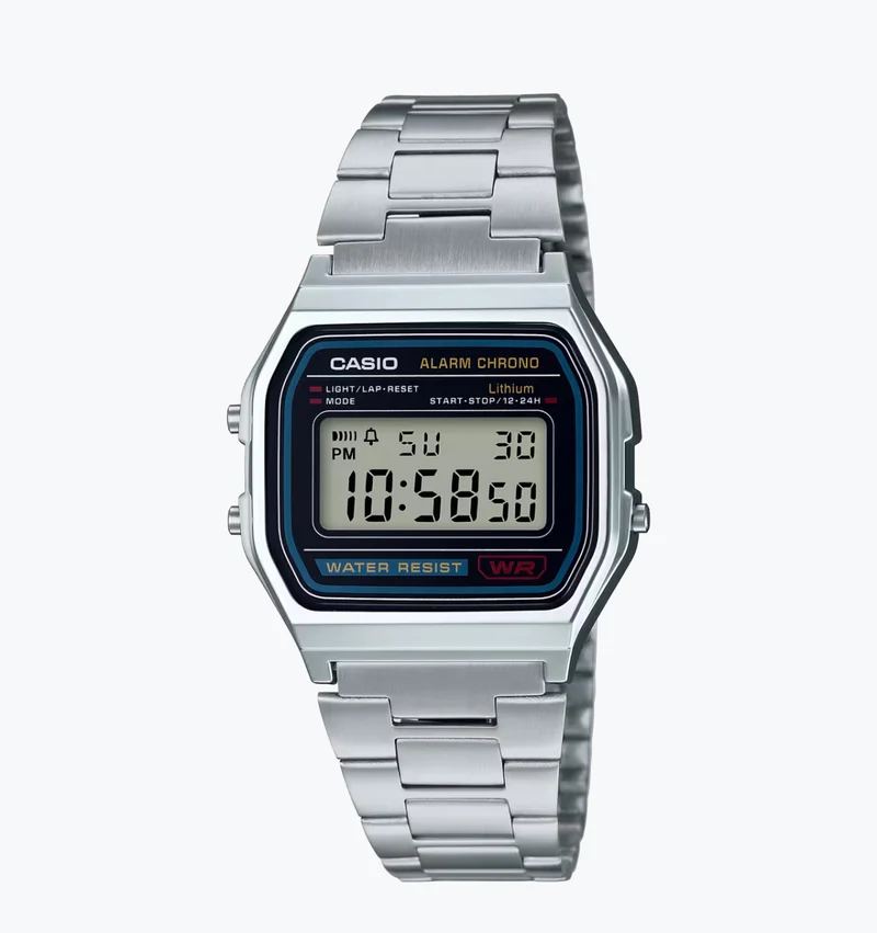Casio Reloj Vintage Unisex Digital Clásico - A158WA-1