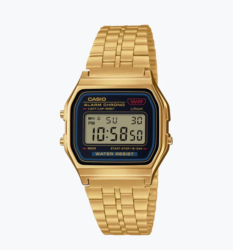 Casio Reloj Vintage Unisex Digital Dorado - A159WGEA-1