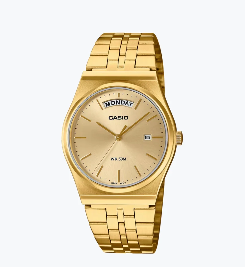 Casio Reloj para Hombre Estilo Retro Dorado - MTP-B146G-9AV