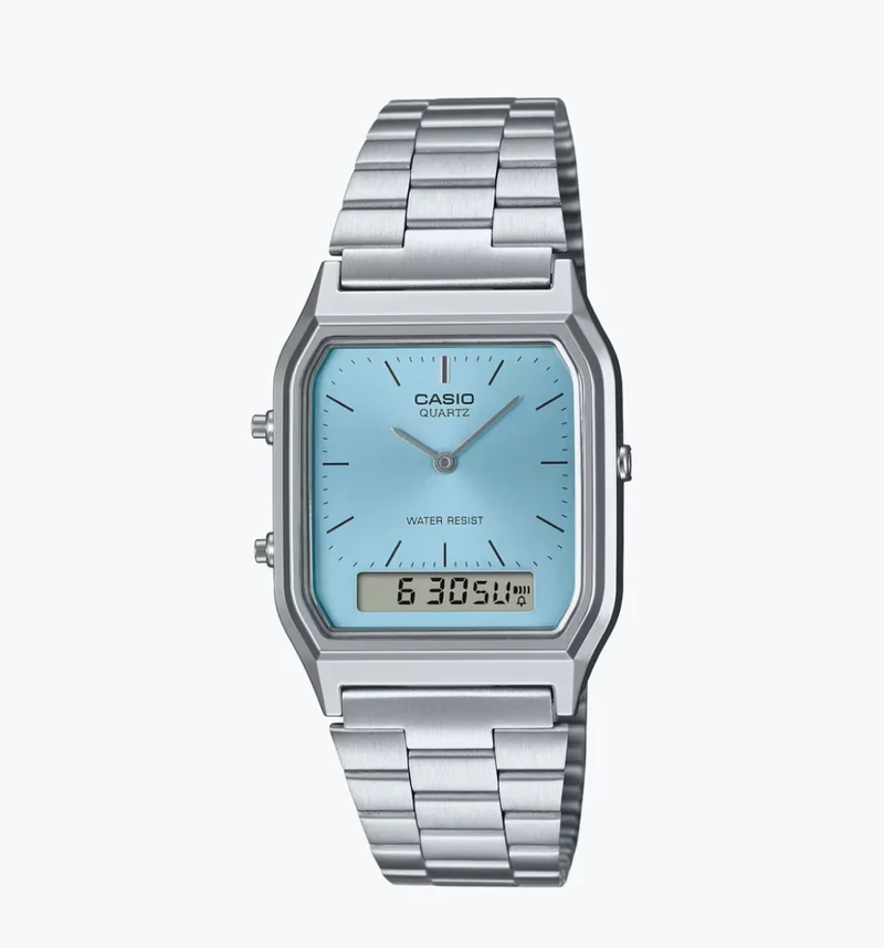 Casio Analógico digital AQ-230 Color Tiffany