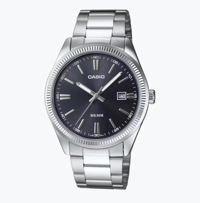 Casio Reloj para Hombre Analógico con Esfera Negra — MTP-1302D-1A1VDF
