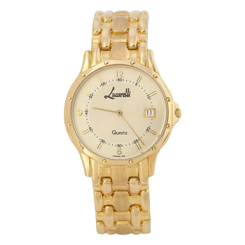 RELOJ ORO 18KL CABALLERO LUCARELLI