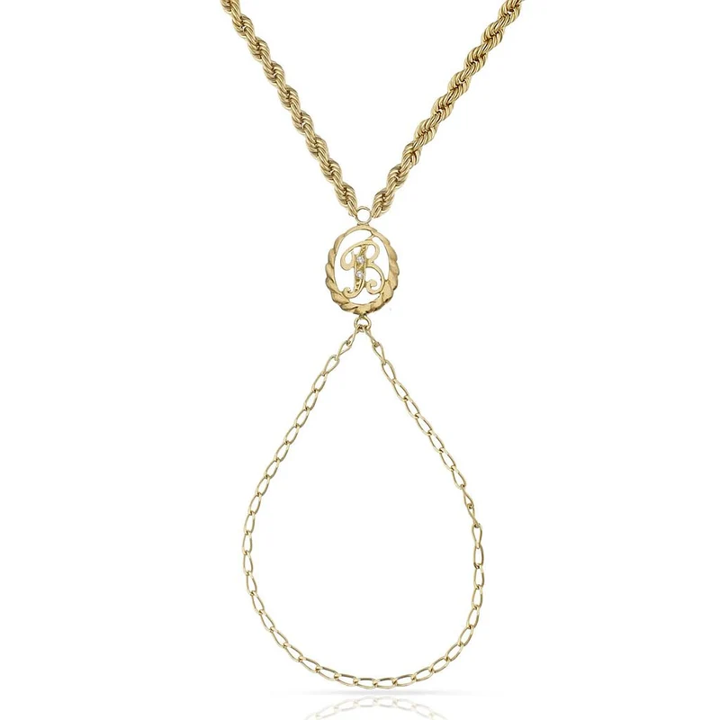 PULSERA ORO 18KL DEDO LETRA