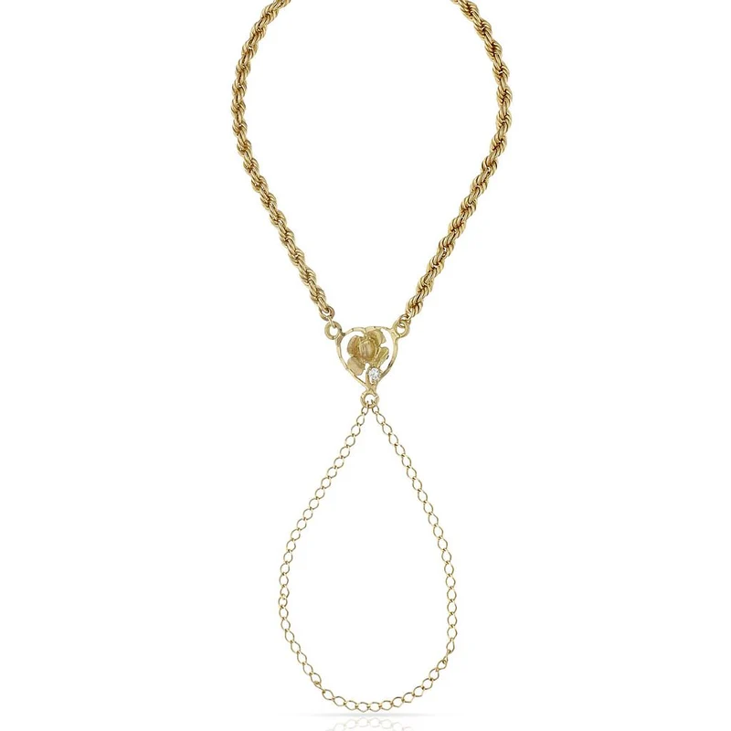 PULSERA ORO 18KL DEDO FLOR
