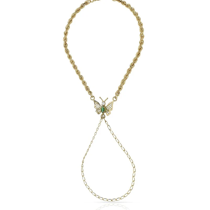 PULSERA ORO 18KL DEDO MARIPOSA