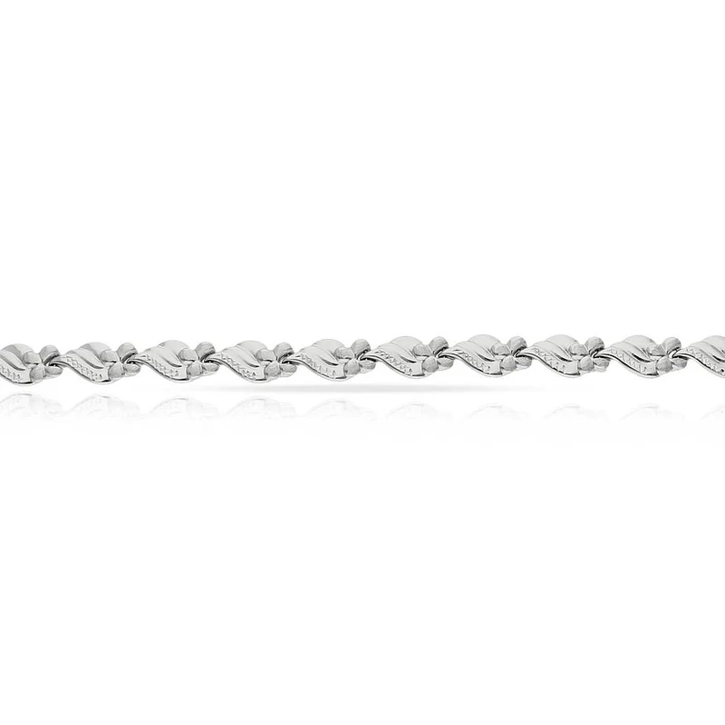 PULSERA ORO BLANCO 18KL