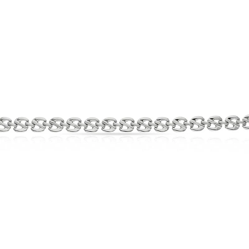 PULSERA ORO BLANCO 18KL