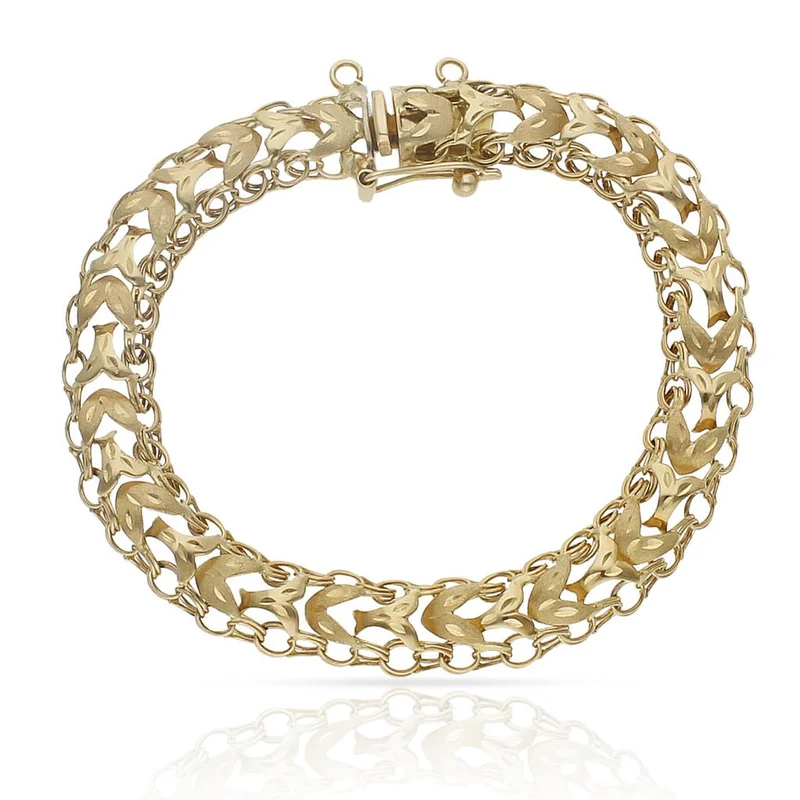 PULSERA ORO 18KL PRINCESA - 9MM