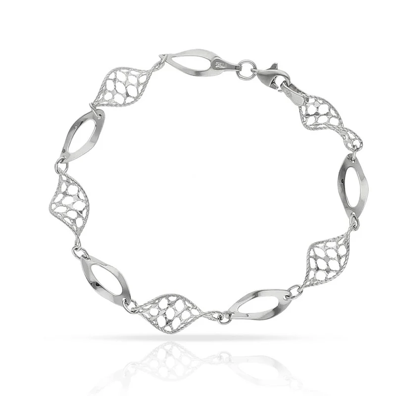 PULSERA ORO BLANCO 18KL