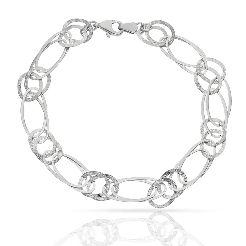 PULSERA ORO BLANCO 18KL