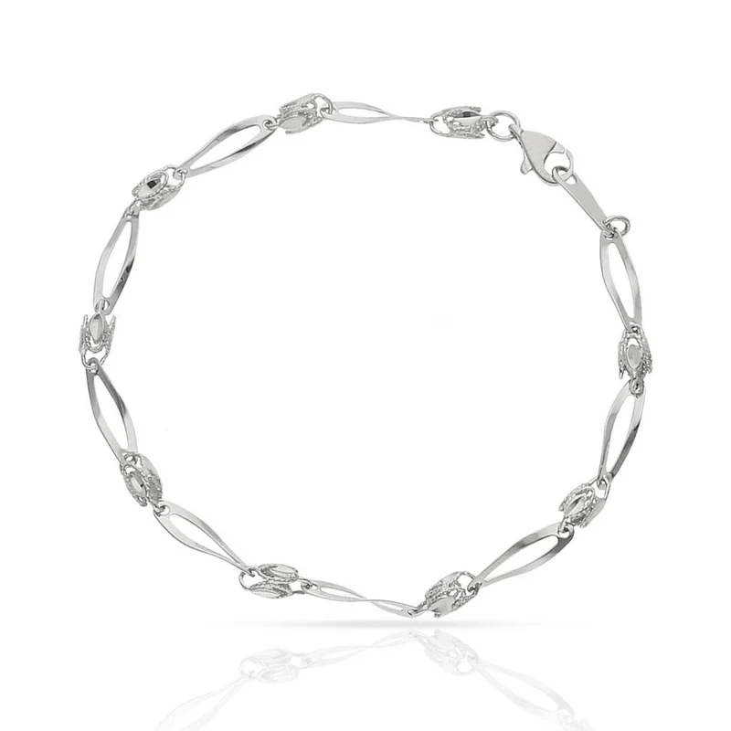 PULSERA ORO BLANCO 18KL