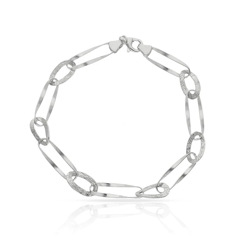 PULSERA ORO BLANCO 18KL