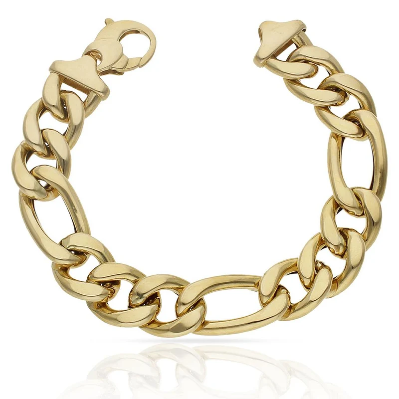 PULSERA ORO 18KL HUECA 3x1