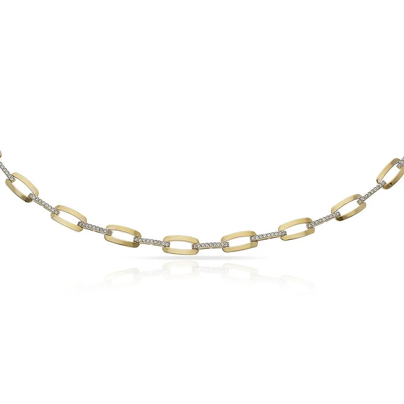 PULSERA ORO 18KL BICOLOR CIRCONITAS