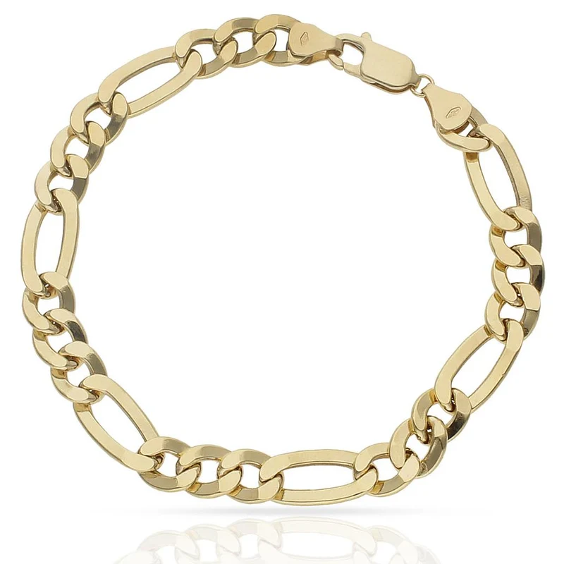 PULSERA ORO 18KL HUECA 3X1 - 8MM