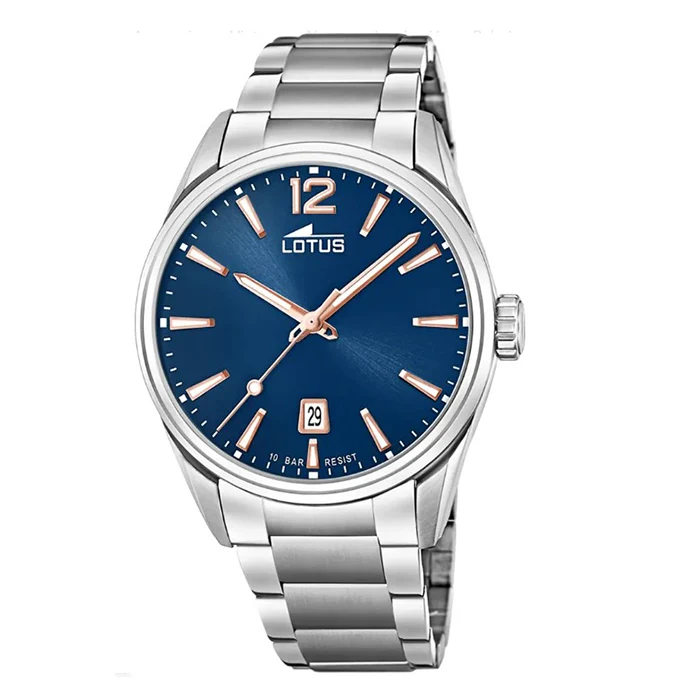 Reloj Lotus 18692/2 acero 42 mm esfera azul