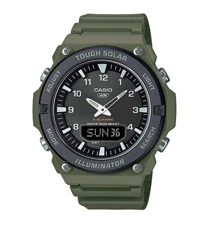 Reloj Casio AQ‑S820W‑3BVEF Solar 5 Alarmas