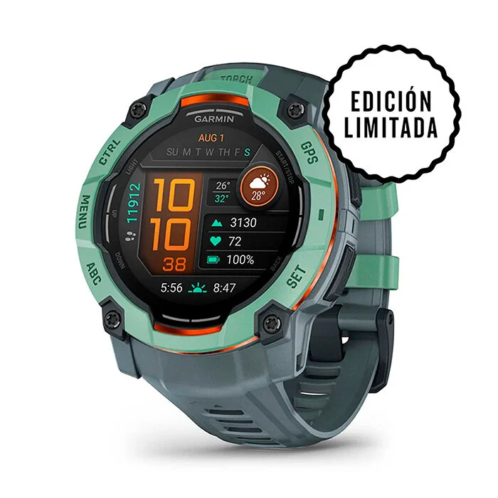 Reloj Garmin Instinct 3 50 mm Amoled correa Azul 010-03020-01