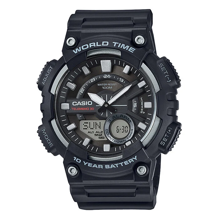Reloj Casio Batería 10 años AEQ-110W-1AVEF