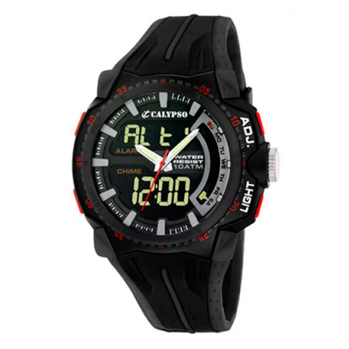 Reloj Calypso by Lotus Anadigi K5539/2 Crono/Alarm/Luz/WR100m