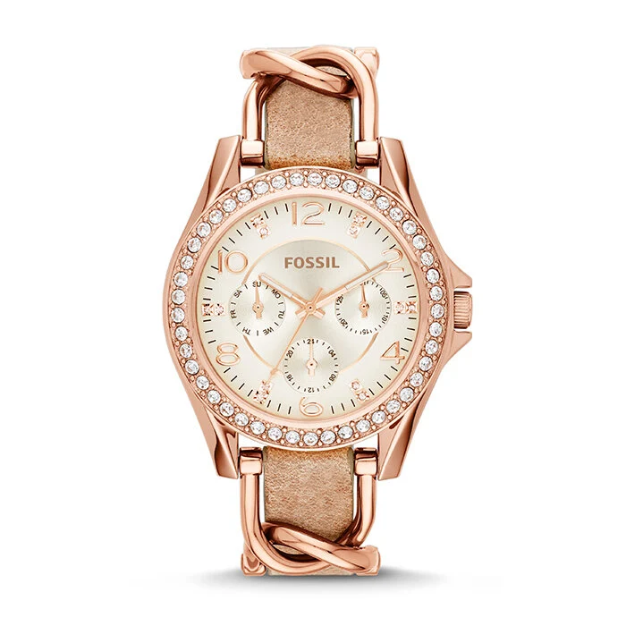 Reloj Fossil Riley Rosé ES3466