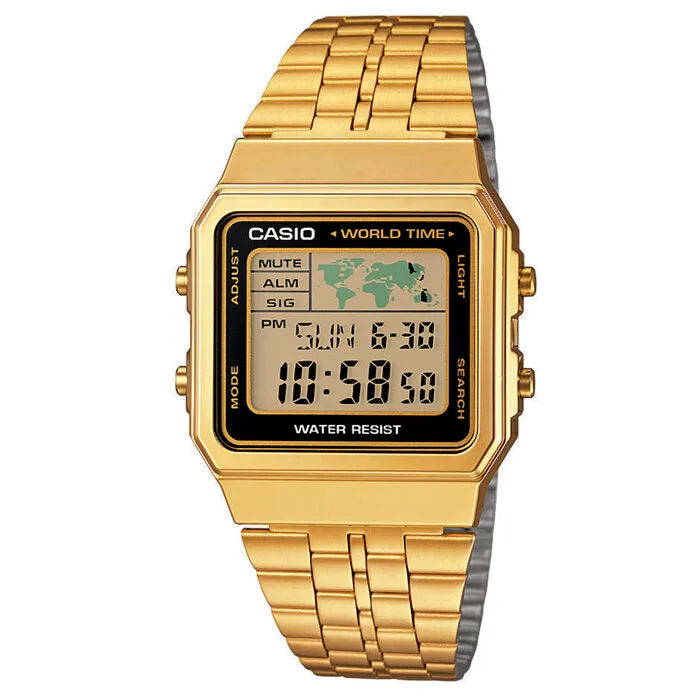 Reloj Casio Digital World Map A500WEGA-1EF
