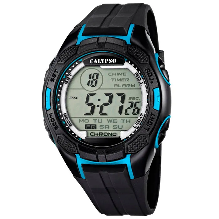 Reloj Calypso K5627/2 Crono/ Alarma/ Luz/ Sumergible