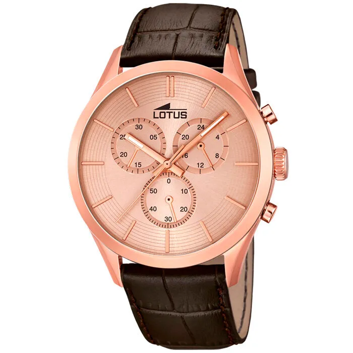 Reloj Lotus Cronógrafo Rosé 18121/1 Sumergible