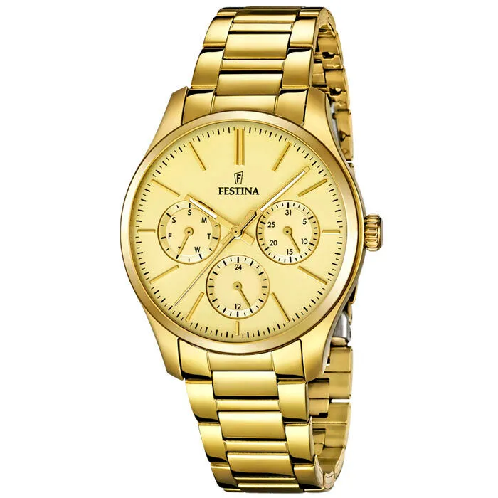 Reloj Festina Boyfriend Dorado F16815/2 Sumergible