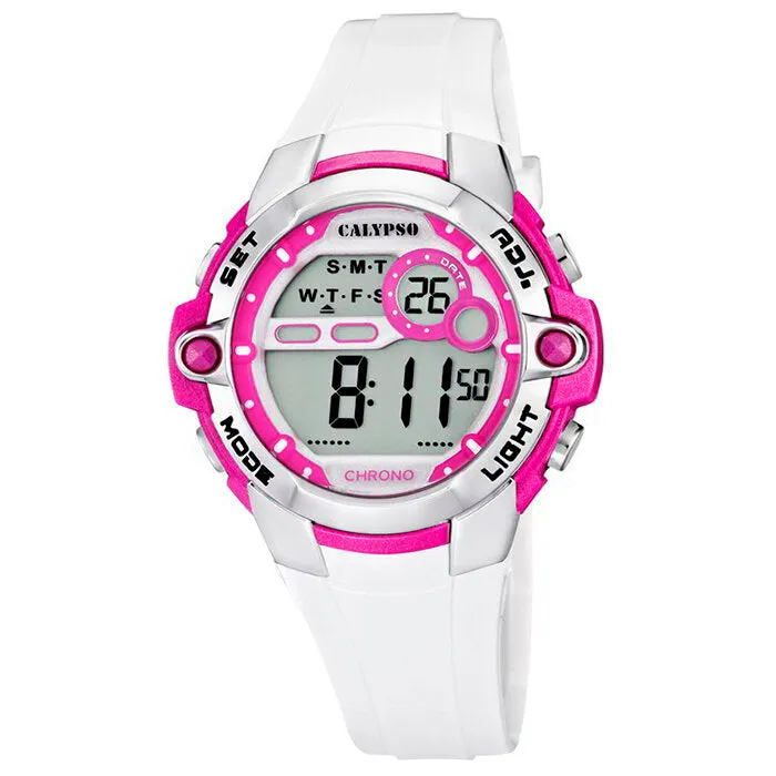 Reloj Calypso K5617/2 Crono/ Alarma/ Luz/ Sumergible