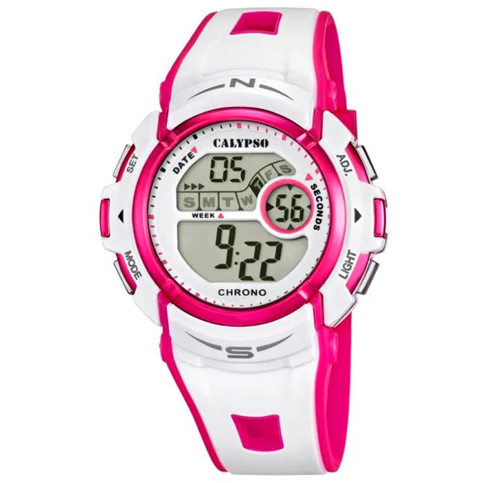 Reloj Calypso K5610/3 Crono/ Alarma/ Luz/ Sumergible