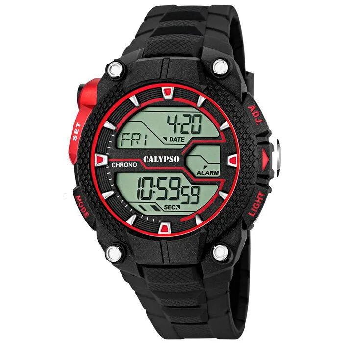 Reloj Calypso K5605/3 Crono/ Alarma/ Luz/ Sumergible