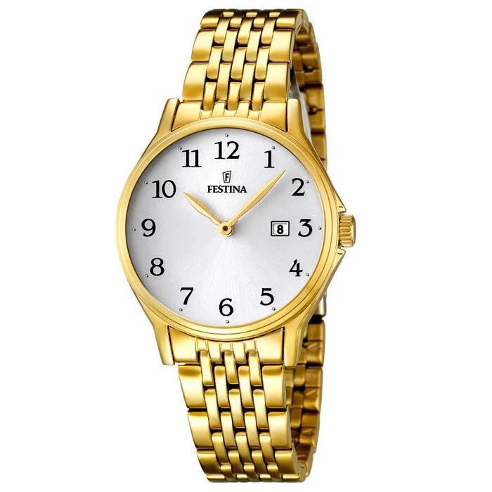 Reloj Festina Dorado para Mujer F16749/1 Sumergible