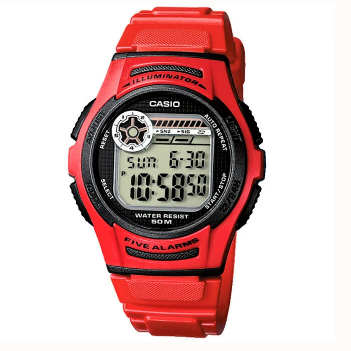 Reloj Casio para Niño W-213-4AVES 5 alarmas