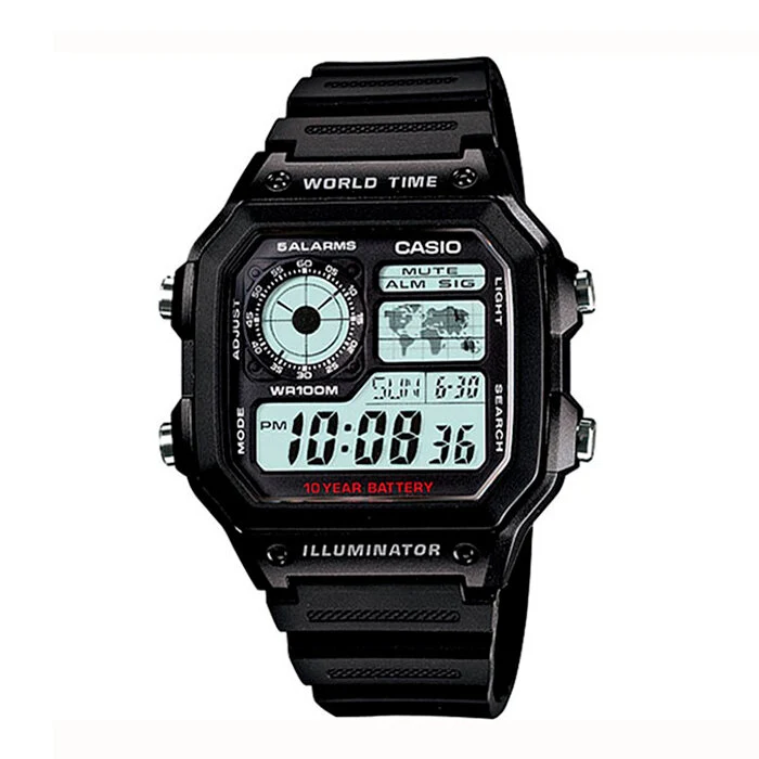 Reloj Casio AE-1200WH-1AVEF Batería 10 años