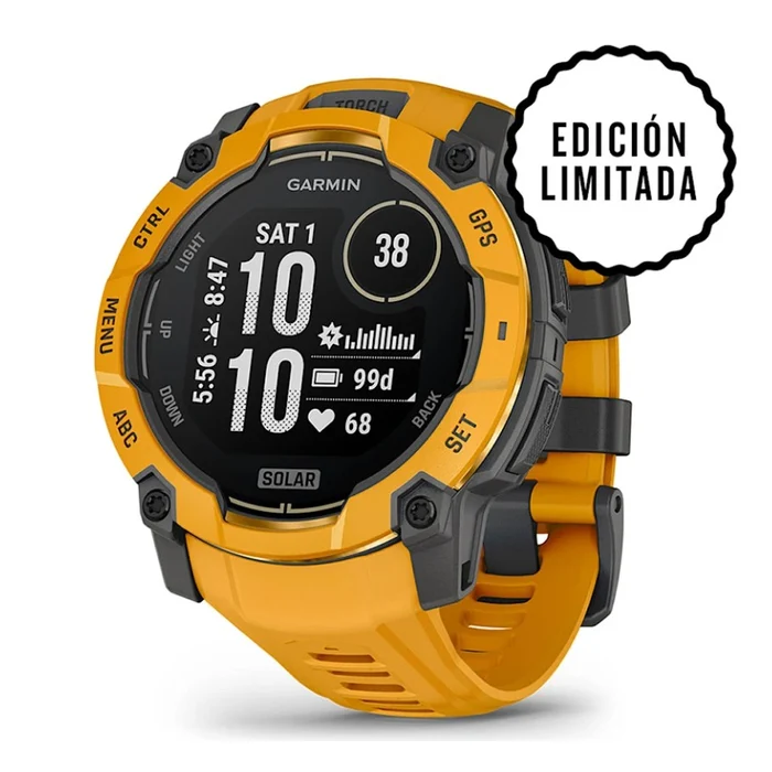 Garmin Instinct 3 Alpine Rush Solar 50mm Naranja 010-02935-02