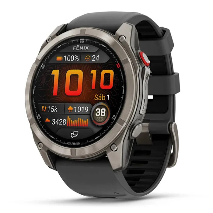 Garmin fēnix 8 Pro 51 mm AMOLED Titanio negro/gris 010-03199-11