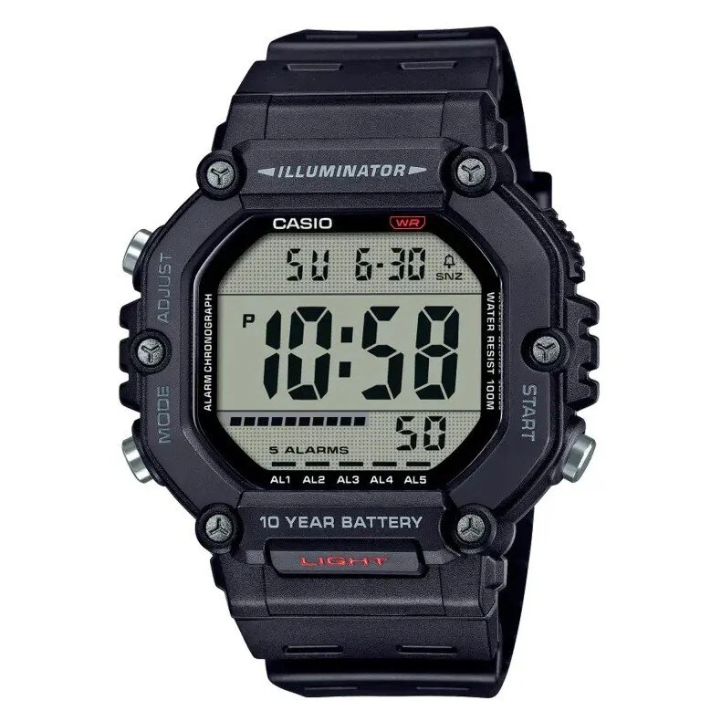 Casio AE-1600H-1AVEF Sumerbible - Batería 10 años